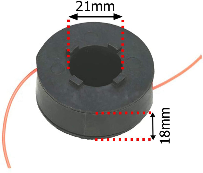 Line Spool Feed Cord for SOVEREIGN SLT18-2 Grass Trimmer Strimmer 6070095 LTA055 (Pack of 2)