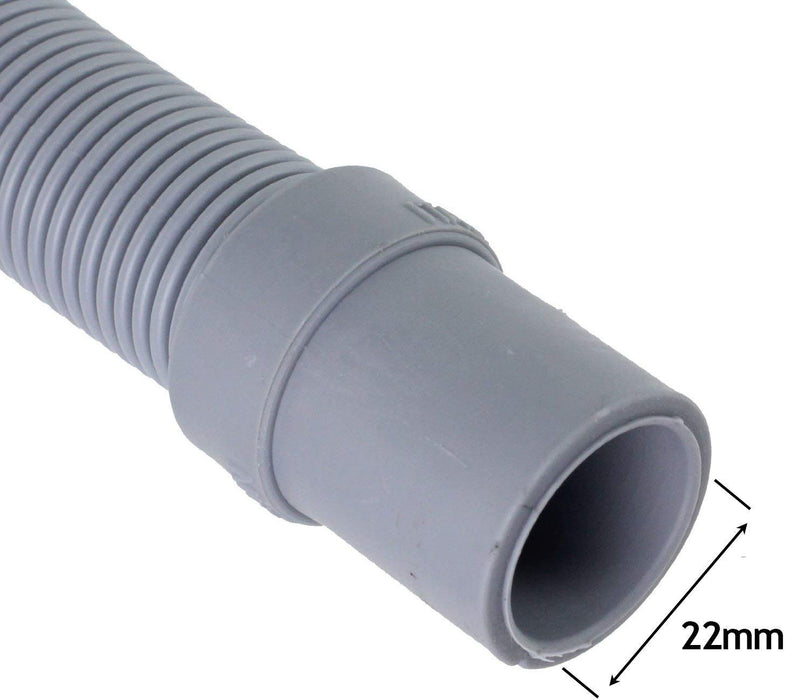 Drain Hose Extension Pipe Kit for Electrolux Washing Machine Dishwasher (2.5m, 19mm / 22mm)