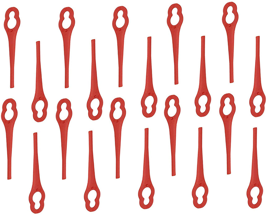 Red Plastic Blades for EINHELL AT BG-CT GE-CT RG-CT 18 Li Strimmer Trimmer x 40