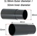 Universal Tool Dust Port Adaptors for Vacuum Cleaner 26 30 32 35 38mm