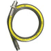 UNIVERSAL Oven Cooker Gas Supply Hose Pipe + PTFE Tape + Safety Chain + Straight Connector Joint Kit (3ft 1/2 inch, Straight Bayonet, BS EN14800 CE)