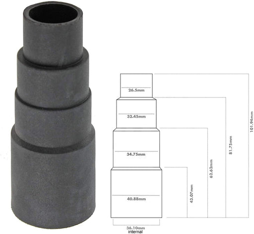 Sander Planer Dust Extractor Power Tool Adapters for TITAN Vacuum Cleaners (Pack of 12, 26mm 30mm 32mm 35mm 38mm)