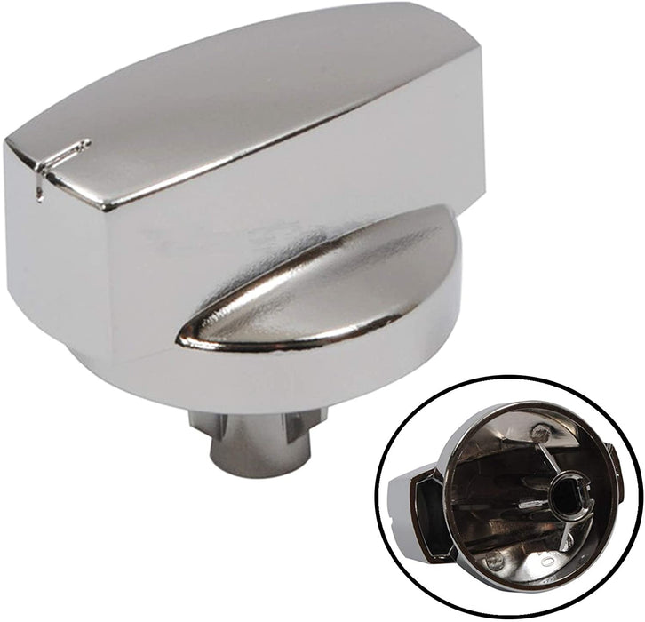 STOVES Oven Cooker Knob Function Control Switch 444445412 (Silver/Chrome) Pack of 5