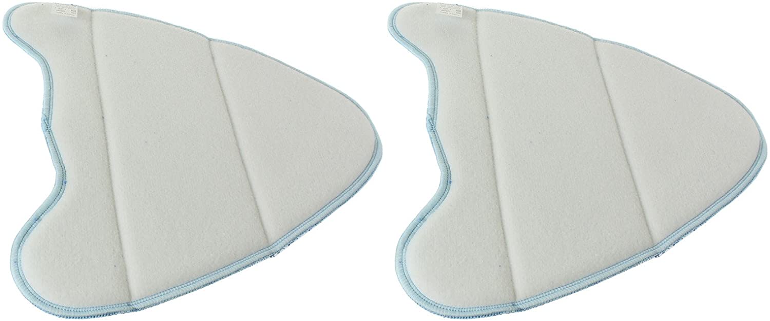 Microfibre Cleaning Pads for Vax S86-SF-B S86-SF-C S86-SF-P S86-SF-T Steam Cleaner Mops (Pack of 2)