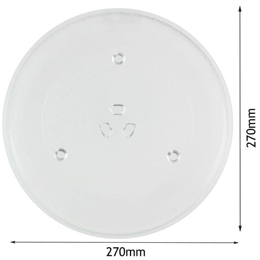 Turntable Plate for LOGIK L21CS10 L23CB13E L23CS13E L23CW13E L25GB10 Microwave Oven (270mm)