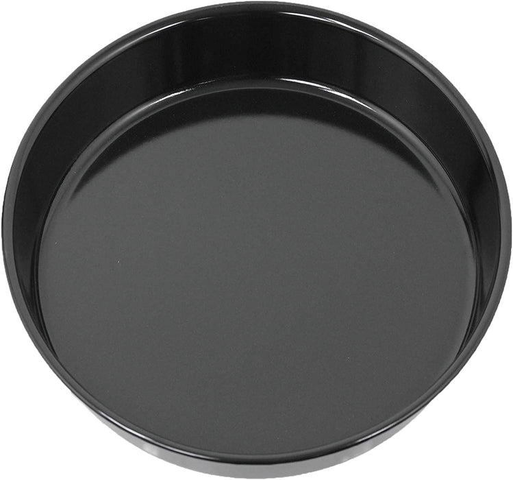 Oven Baking Roasting Tray Round Oval Tin Pan Rack Large Deep 400mm x 55mm (Pack of 2)