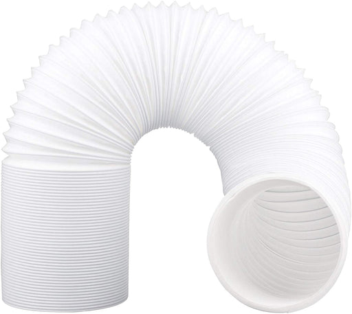 UNIVERSAL Exterior Wall Venting Kit & Extension Hose for Vented Cooker Hood Air Conditioning Tumble Dryer (5" x 3m, White)