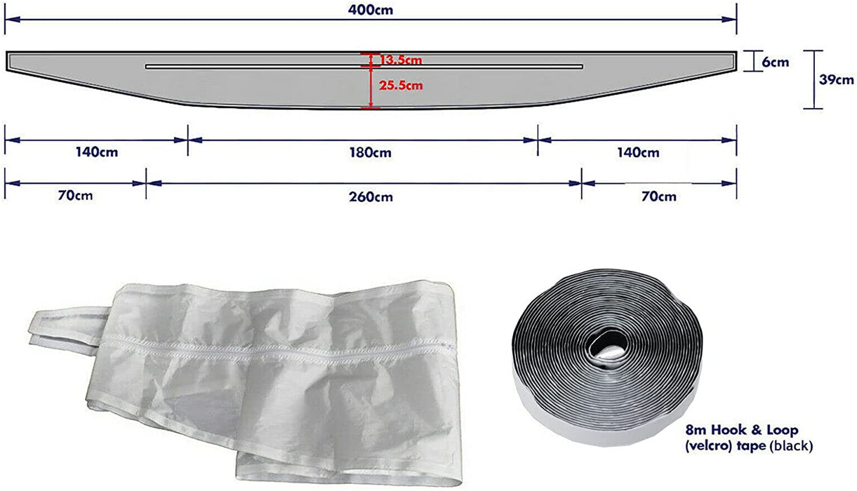 Universal Window Seal Kit for Portable Air Conditioning Hose Vent