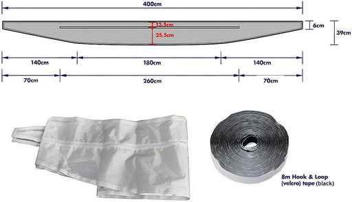 Universal Window Seal Kit for Portable Air Conditioning Hose Vent