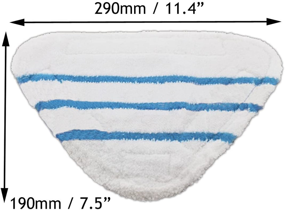 Washable Cover Pad for Pifco 12-in-1 Steam Cleaner Mop (Pack of 4)