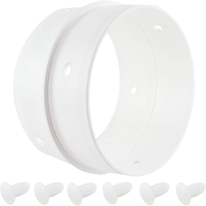Dual Vent Hose Connection Ring Kit for Zanussi Tumble Dryer