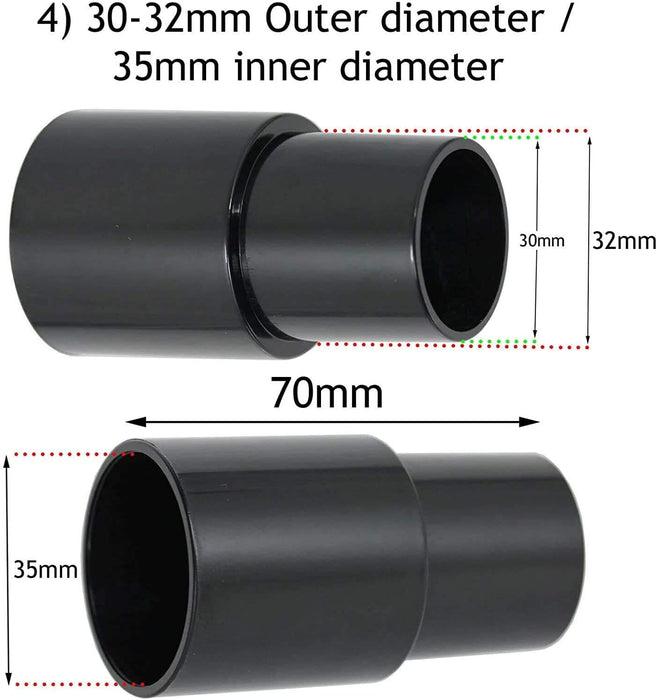Dust Extraction Port Adaptor Sander Power Adapter 26 30 32 35 38 mm for RYOBI