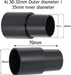 Dust Extraction Port Adaptor Sander Power Adapter 26 30 32 35 38 mm for WORX