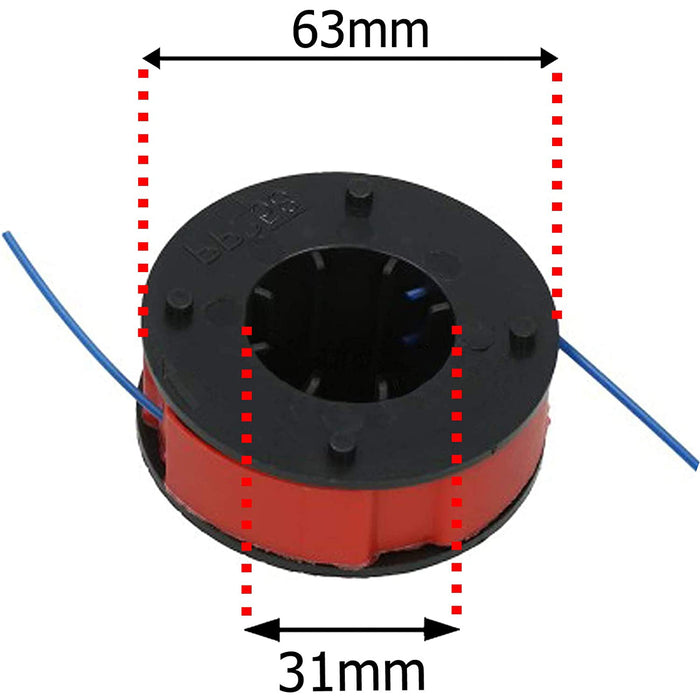 Line & Spool 8m for B&Q Strimmer Trimmer
