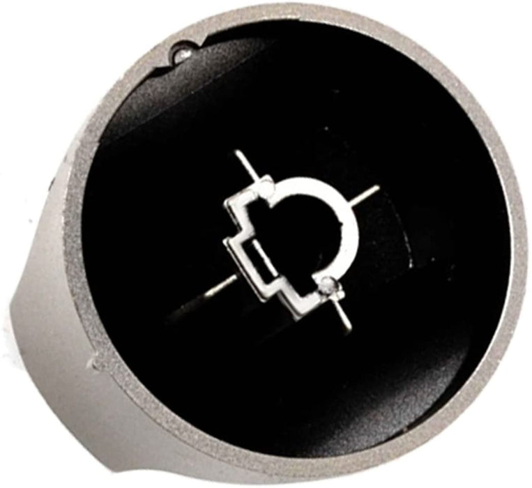 Hot-Ari ix Control Knob Switch for Hotpoint SHS33XS SHS53X SHS53XS UHS53X UHS53XS Oven Cooker (Silver)
