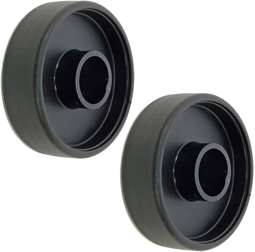 NUMATIC Black Rear 2 Shot Wheel Henry Hetty Harry Charles George James HVR200 HVR200A HVX200 Vacuum Cleaner (Pack of 2)