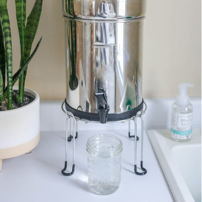 Water Purification Stand for British Berkefeld Filter System Stainless Steel Base 9" 230mm Berkey