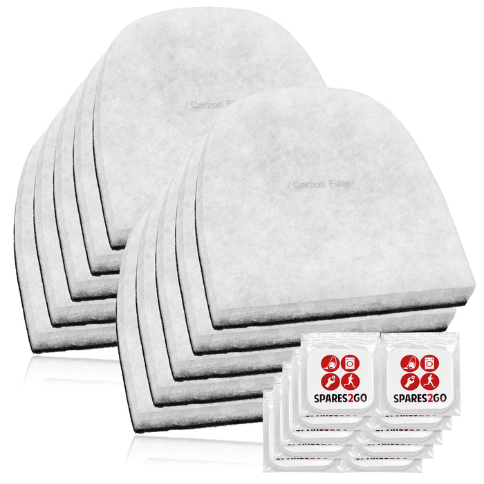 Carbon Filter compatible with Ebac 2000 Series 2800e 2800ex 2850e Dehumidifier (10 x Filters + Fresheners)
