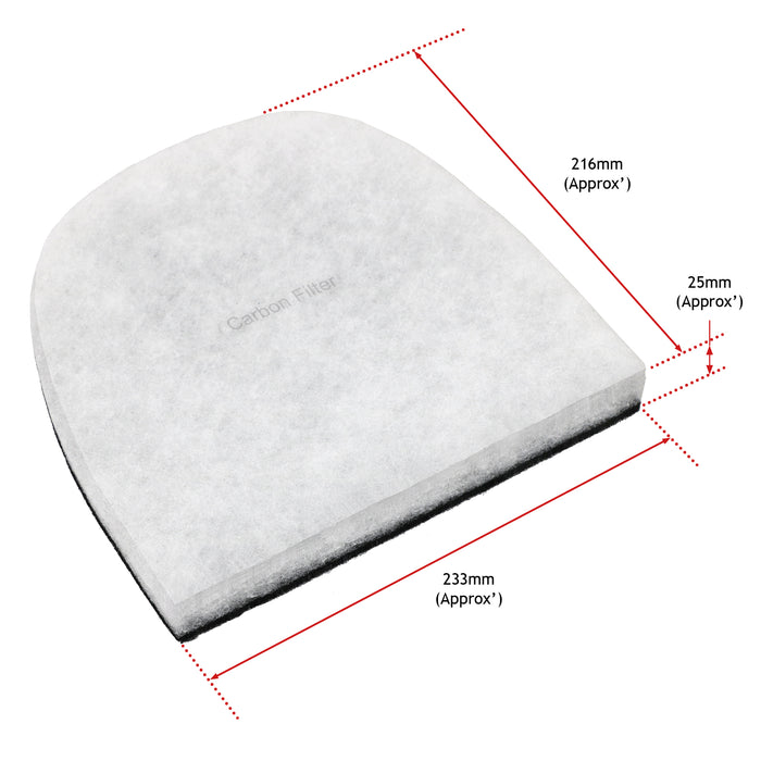 Carbon Filter compatible with Ebac 2000 Series 2600e 2600ex 2650e Dehumidifier (3 x Filters + Fresheners)