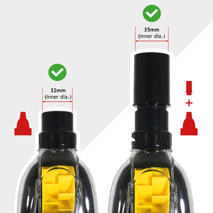 Mini Turbo Floor Brush Tool compatible with Tesco Vacuum Cleaner (32mm / 35mm)