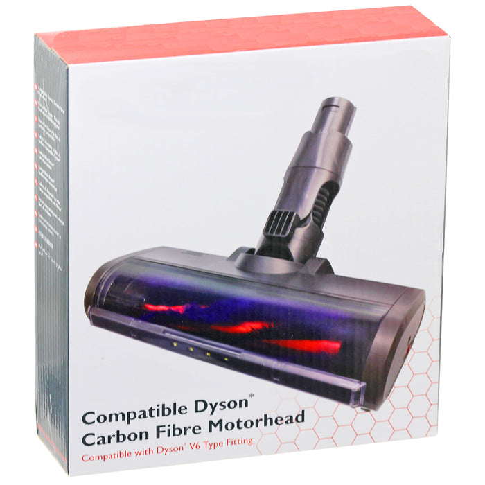 Carbon Fibre Motorhead Floor Tool + Blue Extension Rod Wand for Dyson DC62 Vacuum Cleaner