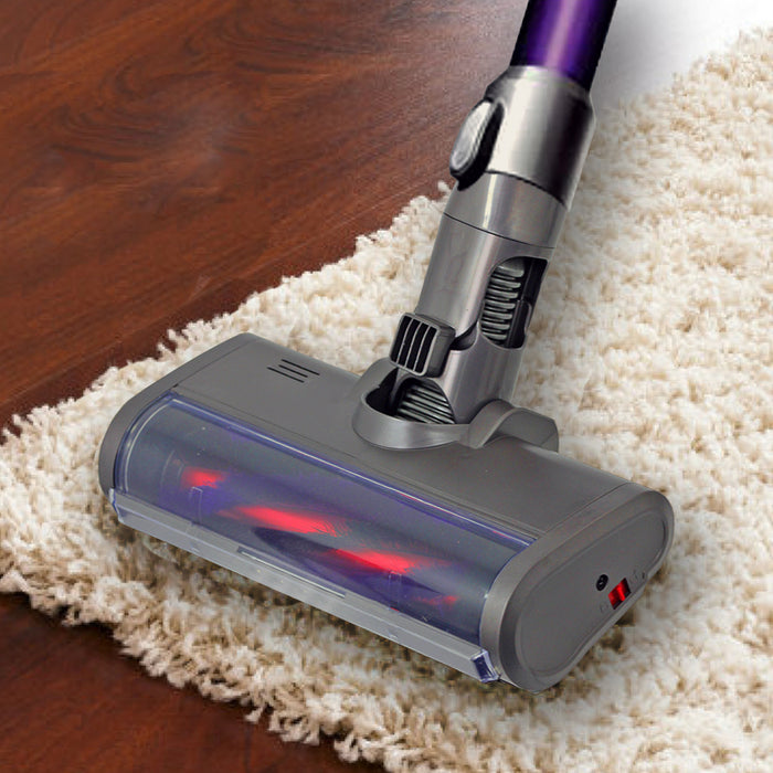 Carbon Fibre Motorhead Floor Tool + Blue Extension Rod Wand for Dyson DC59 Vacuum Cleaner