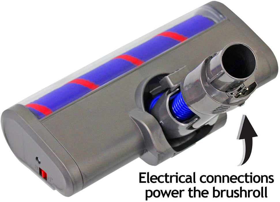 Soft Roller Brush Head Hard Floor Turbine Tool + Trigger Lock for DYSON SV03 SV04 SV06 SV09 Vacuum Cleaner