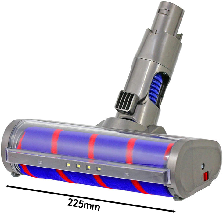 Soft Roller Floor Tool Extension Rod Crevice for DYSON DC58 DC59 DC62 V6 Vacuum Cleaner