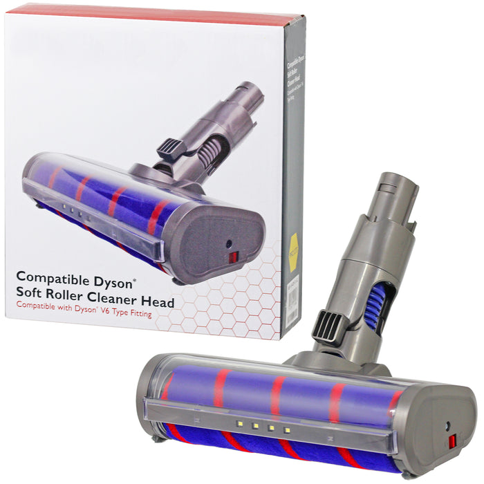 Soft Roller Brush Head Hard Floor Tool, Mini Turbine Tool + Filter for DYSON DC59 V6 Vacuum Cleaner