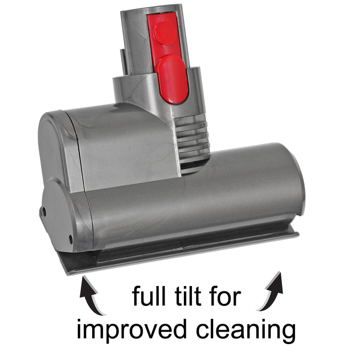 Vacuum Mini Turbine Brush + 2 in 1 Combination Tool for Dyson V10 SV12 Cordless Motorised Tool Attachment