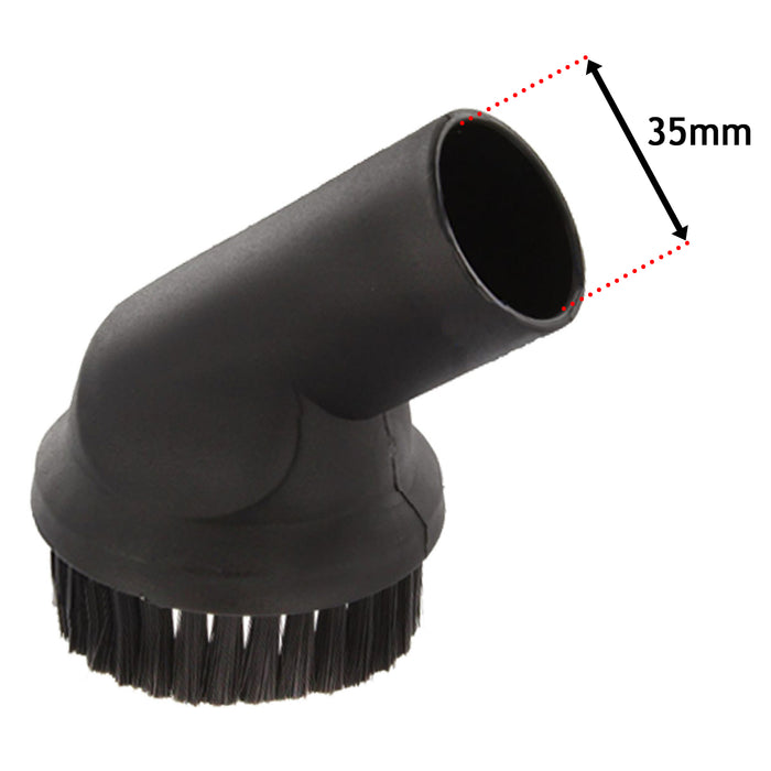 Round Dusting Brush Tool for Miele Vacuum Cleaner (35mm, Pack of 5)