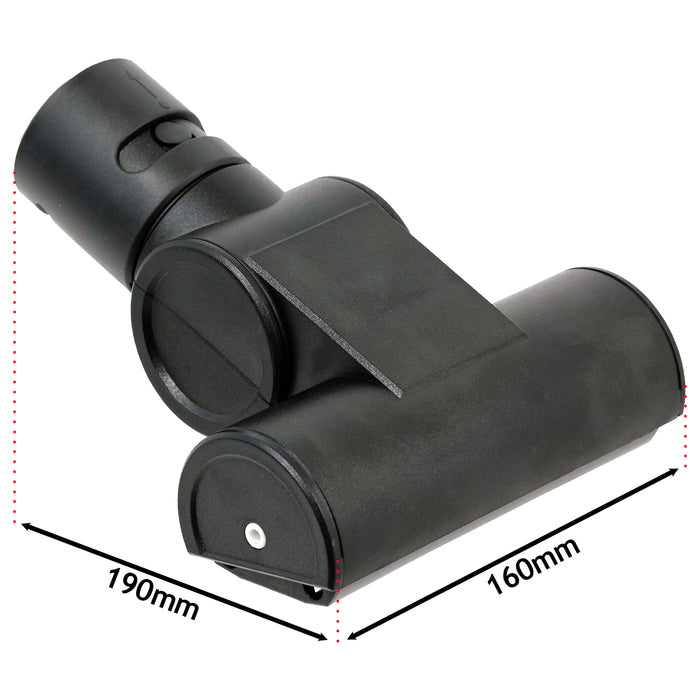 Turbo Brush for Shark DuoClean Lift-Away Rotator Vacuum Cleaner 35mm Mini Turbine Floor Tool