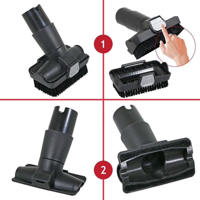 Brush for SHARK Vacuum Cleaner Attachment Lift-Away Rotator 2-in-1 Crevice Tool