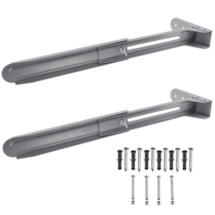 Silver Wall Mount Brackets for Breville Microwave x 2