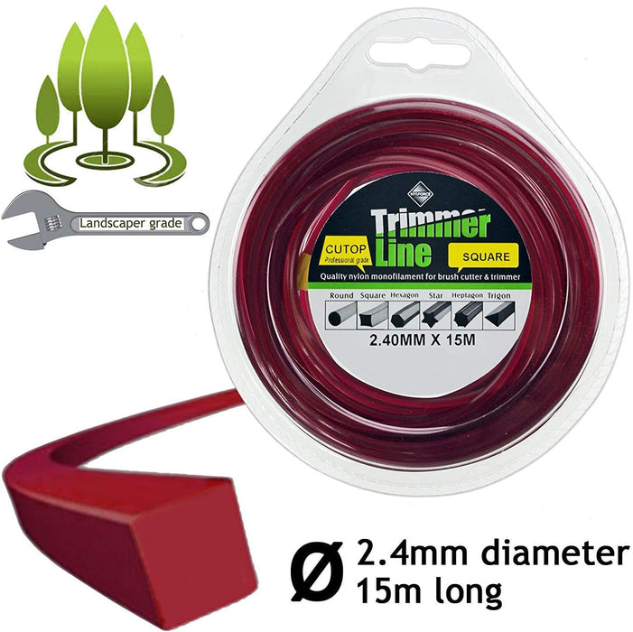 UNIVERSAL Dual Line Manual Feed Head with Bolts + 3 x Refill for Strimmer/Trimmer/Brushcutter