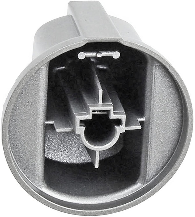 Control Knob Switch Button for HOTPOINT CIM53KCAIXGB Cooker Oven Pack of 2 (Silver/INOX)
