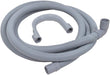Universal Drain Hose with Right Angle End for Washing Machines & Dishwashers (2.5m, 19mm / 21mm)