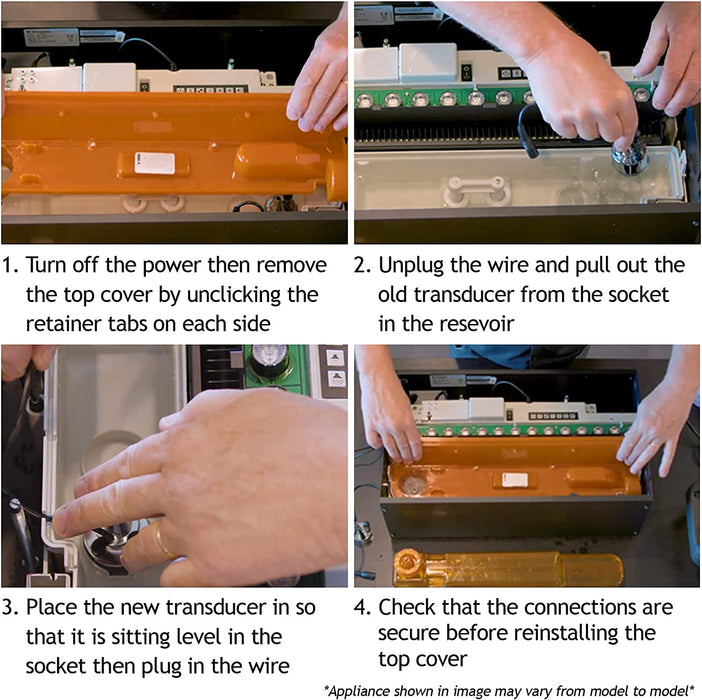 Glass Opti-Myst OptiMyst Heater Disk Transducer for Dimplex Electric Wall Fire Ultransmit Type