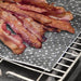 UNIVERSAL Small Grill Pan Rack and Detachable Handle for Oven Cooker + 10 Protective Fat/Grease Absorbent Foil Pads