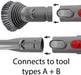 Mini Turbo Turbine Brush + Quick Release Adaptor for DYSON Vacuum Cleaner CY22 CY23 Cinetic Big Ball Animal