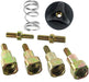 UNIVERSAL Dual Line Manual Feed Head with Bolts + 2 x 90m Refill for Strimmer/Trimmer/Brushcutter