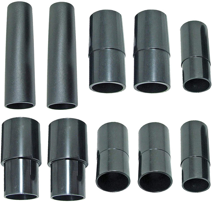 SPARES2GO 30mm 32mm 35mm 38mm Sander Planer Dust Extractor Power Tool Adapters for Nilfisk Vacuum Cleaners (Pack of 10)