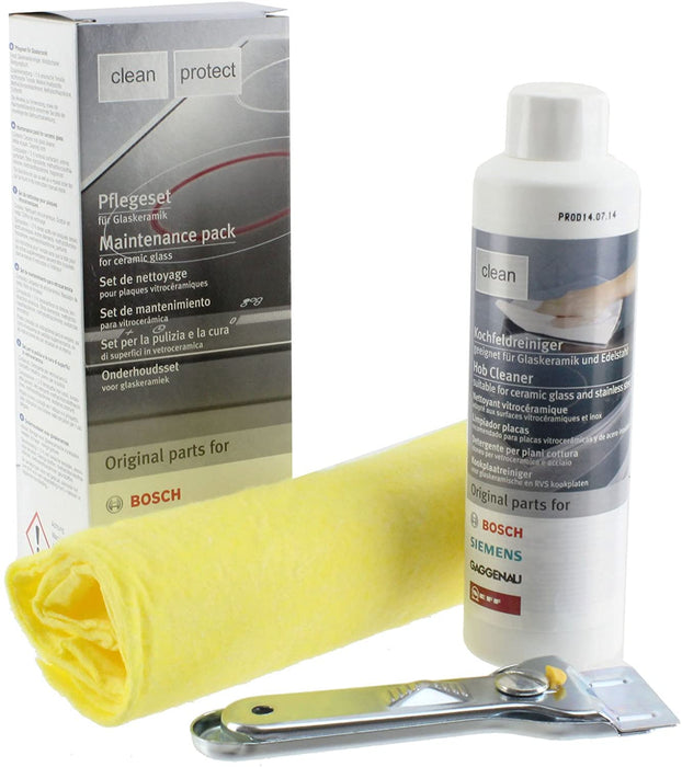 SIEMENS Cooker Glass & Ceramic Hob Cleaning Maintenance Kit
