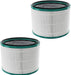 Hepa Filter for DYSON DP01 DP03 HP00 HP02 Pure Cool Fan Air Purifier (Pack of 2) + Dusting Brush