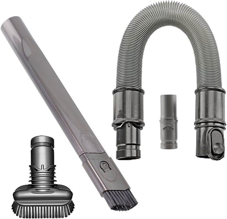 1.4m Extension Hose + Extendable Crevice Brush + Dusting Tool Kit for Dyson DC16 DC24 DC25 DC30 DC31 DC33 DC34 DC35 DC39 Vacuum Cleaner