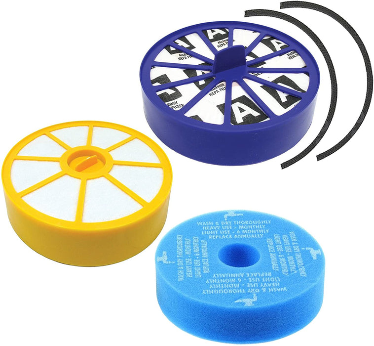 Filters Set + Brushroll Bar + Seals for Dyson DC14 Vacuum Non Clutch Allergy Washable Pre & Post Motor HEPA Filter