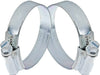 Universal Flexible Hose Pipe for Dust Extractor + 2 Clamp Clips (25mm, 5m)