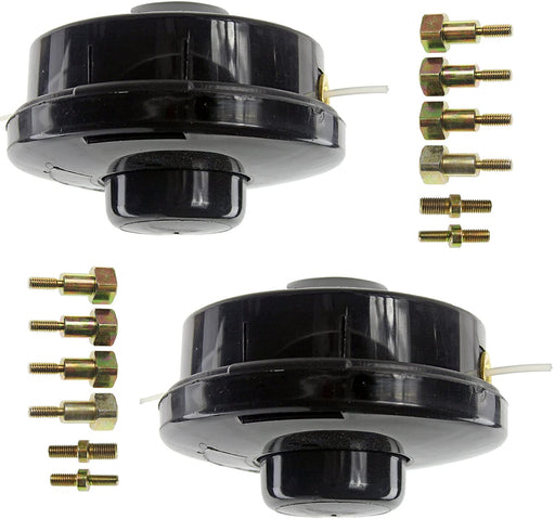 Dual 2 Line Bump Feed Spool Head for RYOBI Strimmer Trimmer Brushcutter (Pack of 2)