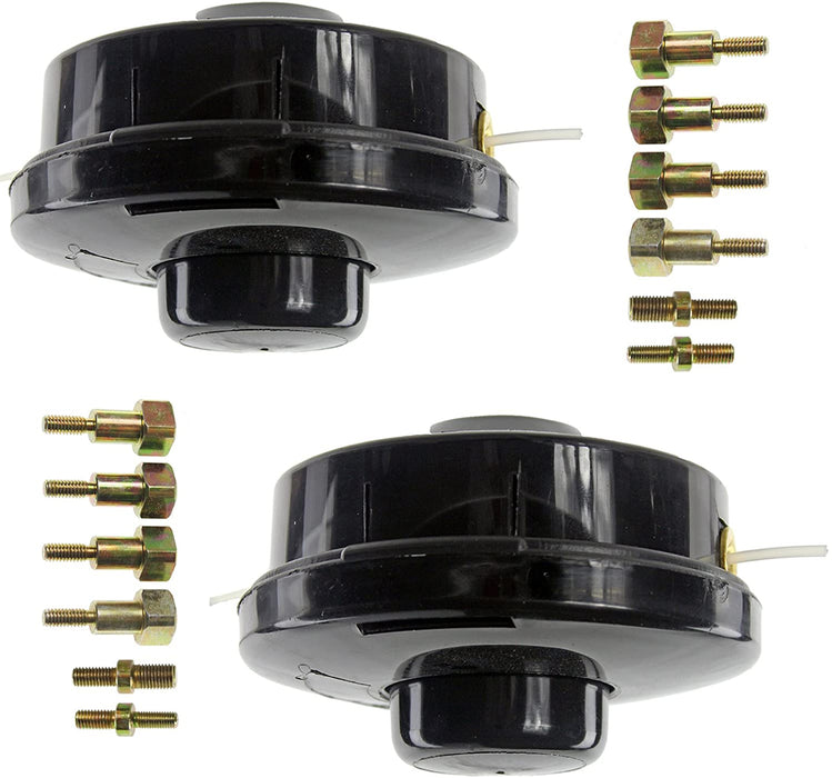 Dual 2 Line Bump Feed Spool Head for STIHL Strimmer Trimmer Brushcutter (Pack of 2)