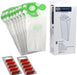 SEBO Vacuum Cleaner Dust Bags Genuine Felix UltraBag 7029ER (Pack of 8) + 10 Fresheners